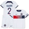 Oficiální Fotbalový Dres Paris Saint-Germain Hakimi 2 Hostující 2023-24 pro Děti